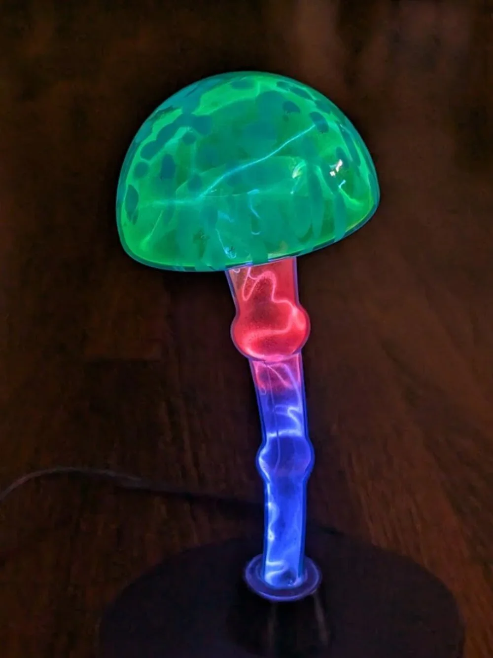 Lumisource Plasma Light Mushroom Multi Color RARE Vintage Unique 90s Vibe - Picture 7 of 16